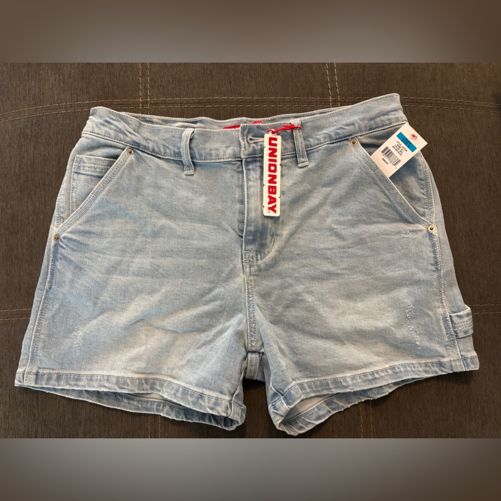 UNIONBAY Faded Blue Denim Shorts